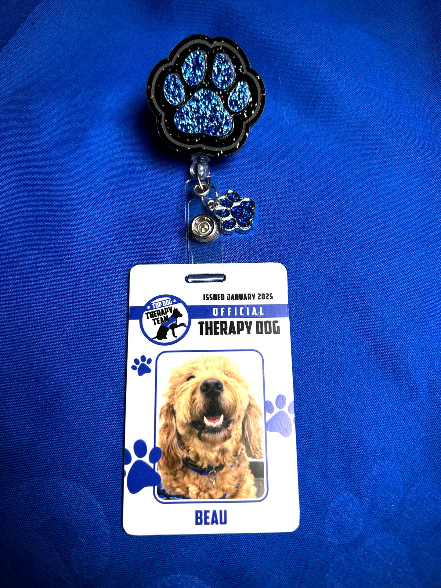 Paw Print Badge w/Reel