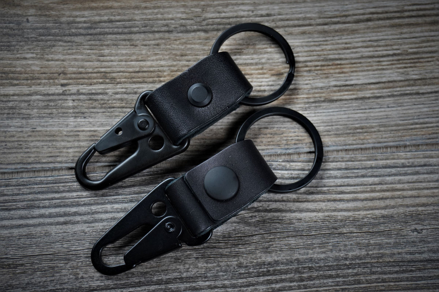 HK Style Sling Snap Leather Keychain