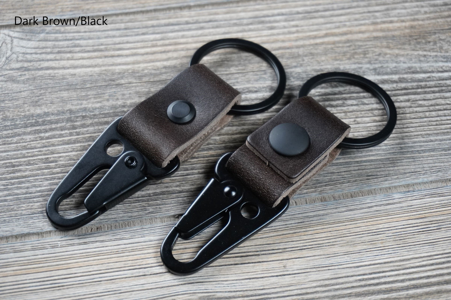 HK Style Sling Snap Leather Keychain