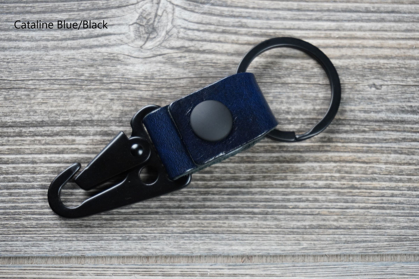 HK Style Sling Snap Leather Keychain