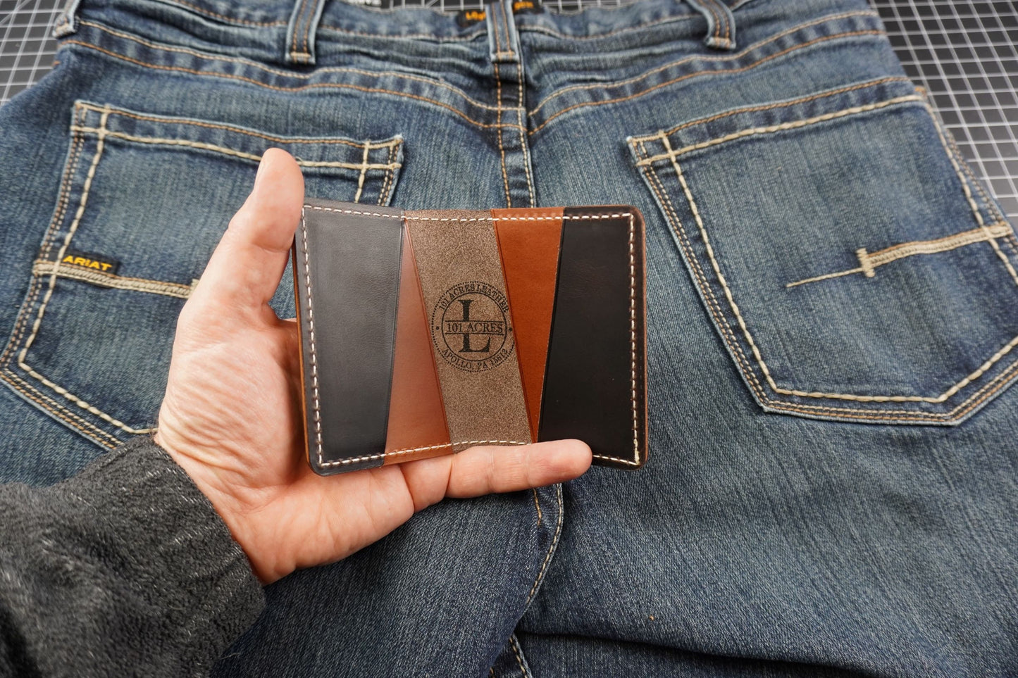 Lower B Wallet, Card Holder – 101 Acres Leather